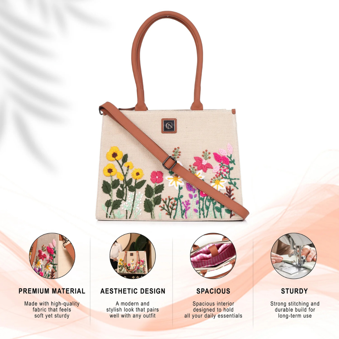 Urban Tote Bag-Gun Metal with Urban Sling -Classic Combo