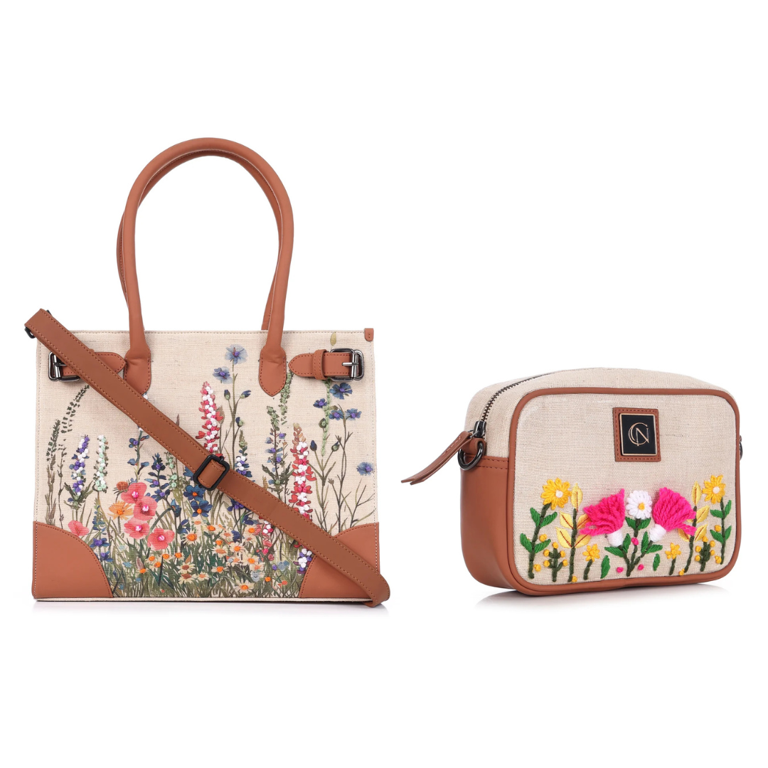 Urban Tote Bag-Powder Coated with Urban Sling -Twin Pocket Combo