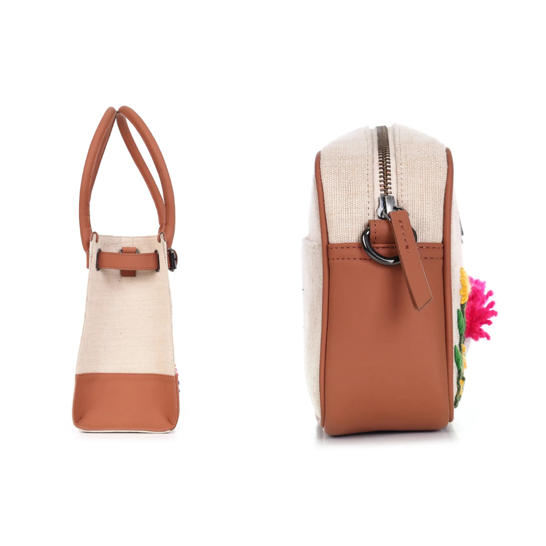 Urban Tote Bag-Powder Coated with Urban Sling -Twin Pocket Combo