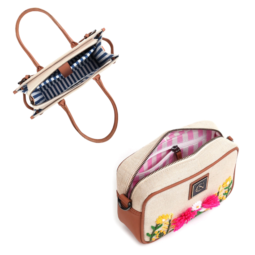 Urban Tote Bag-Powder Coated with Urban Sling -Twin Pocket Combo