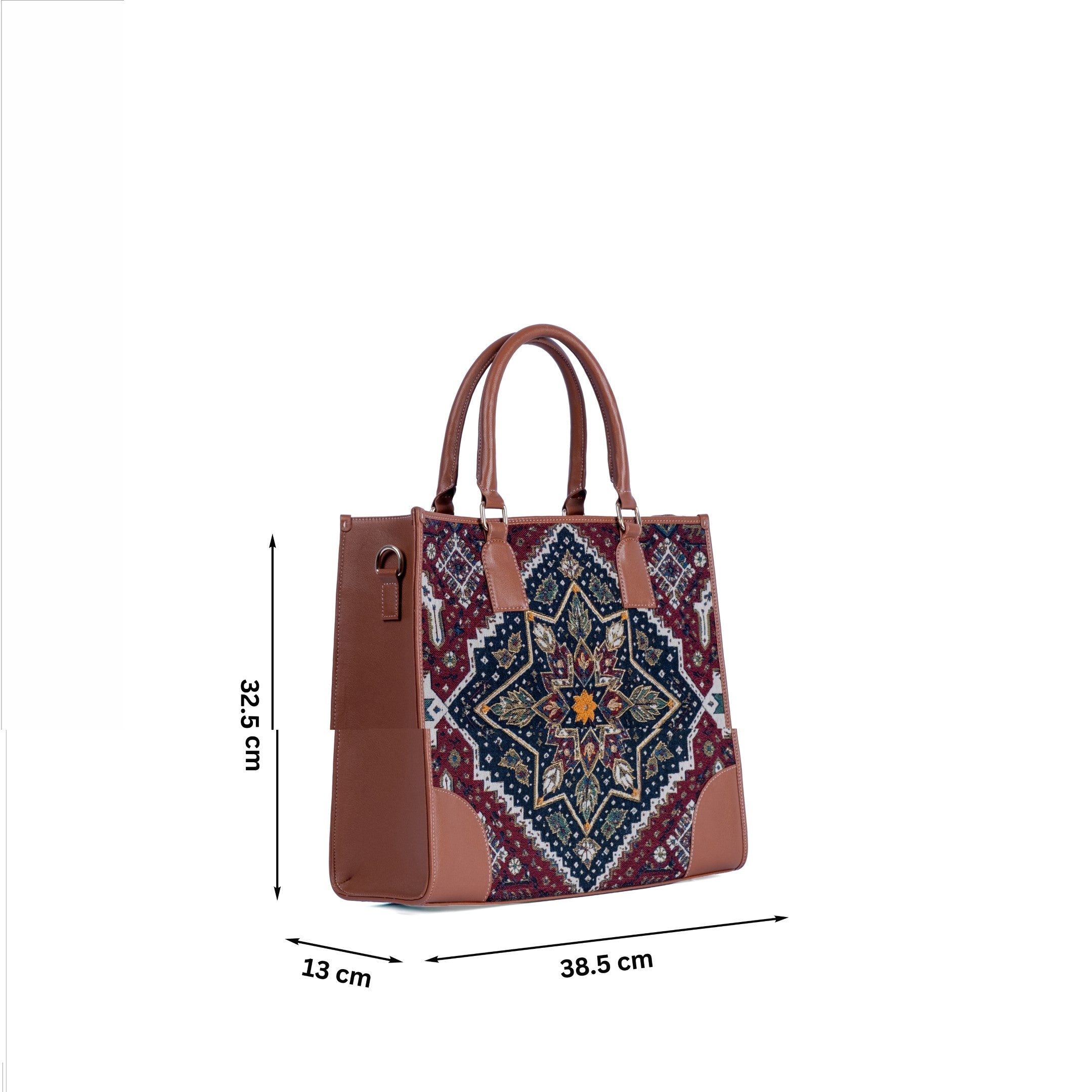 Hand-Embroidered Ladies Fancy Tote Bag