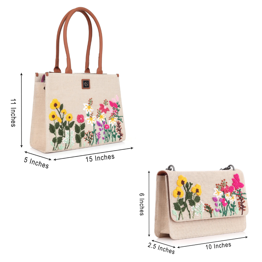 Urban Tote Bag-Gun Metal with Urban Sling -Classic Combo
