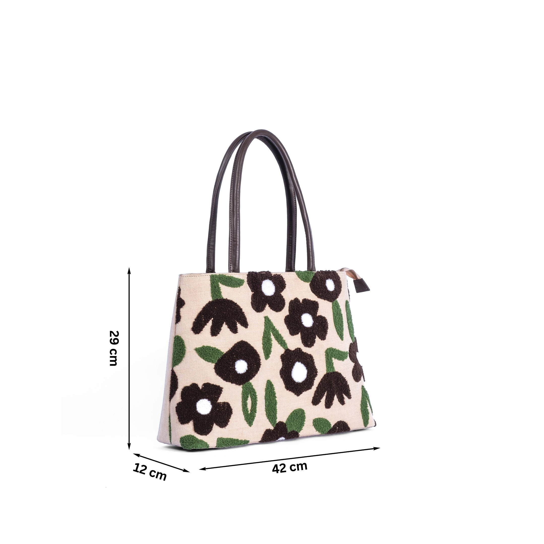Juco Tufted Embroidery Handbag