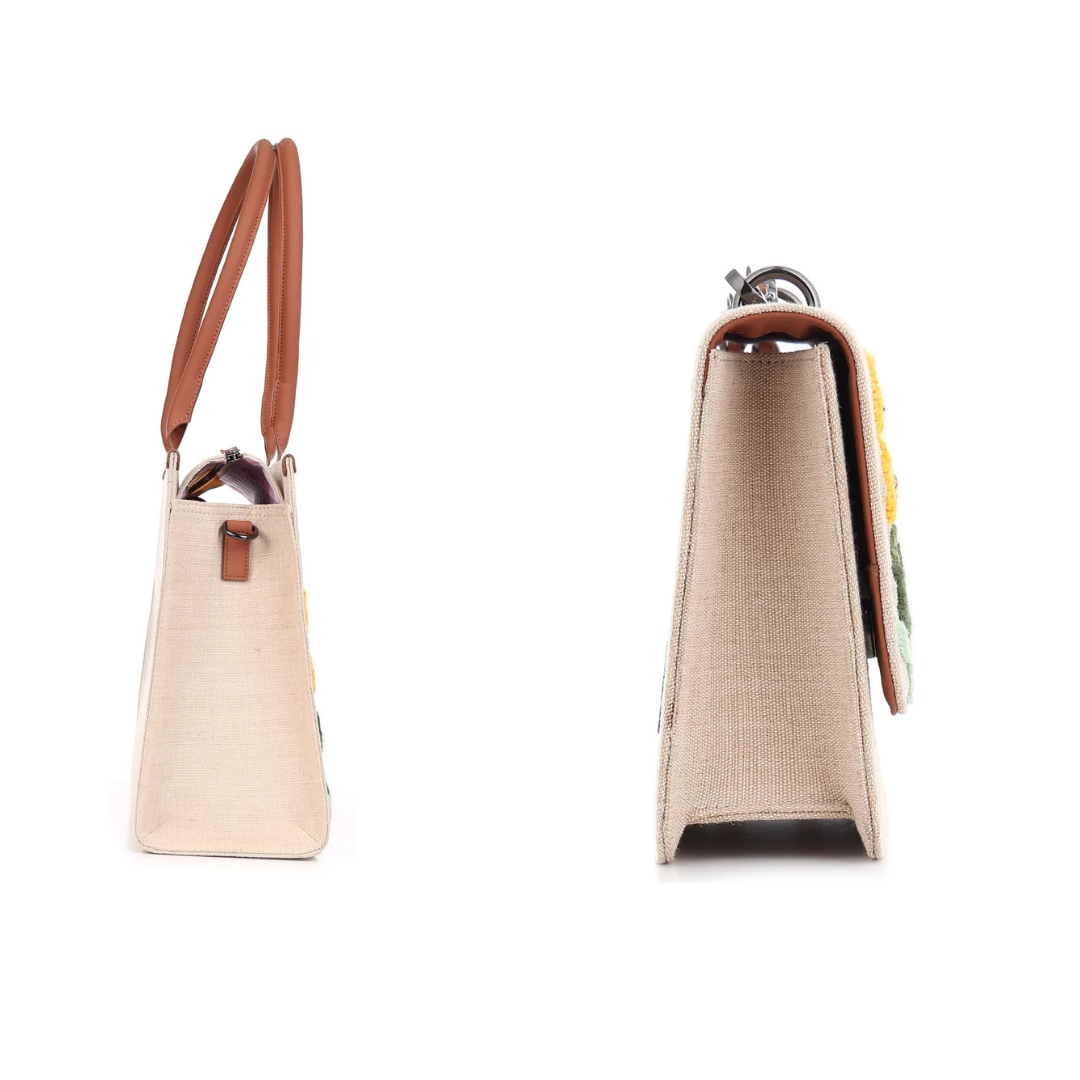 Urban Tote Bag-Gun Metal with Urban Sling -Classic Combo