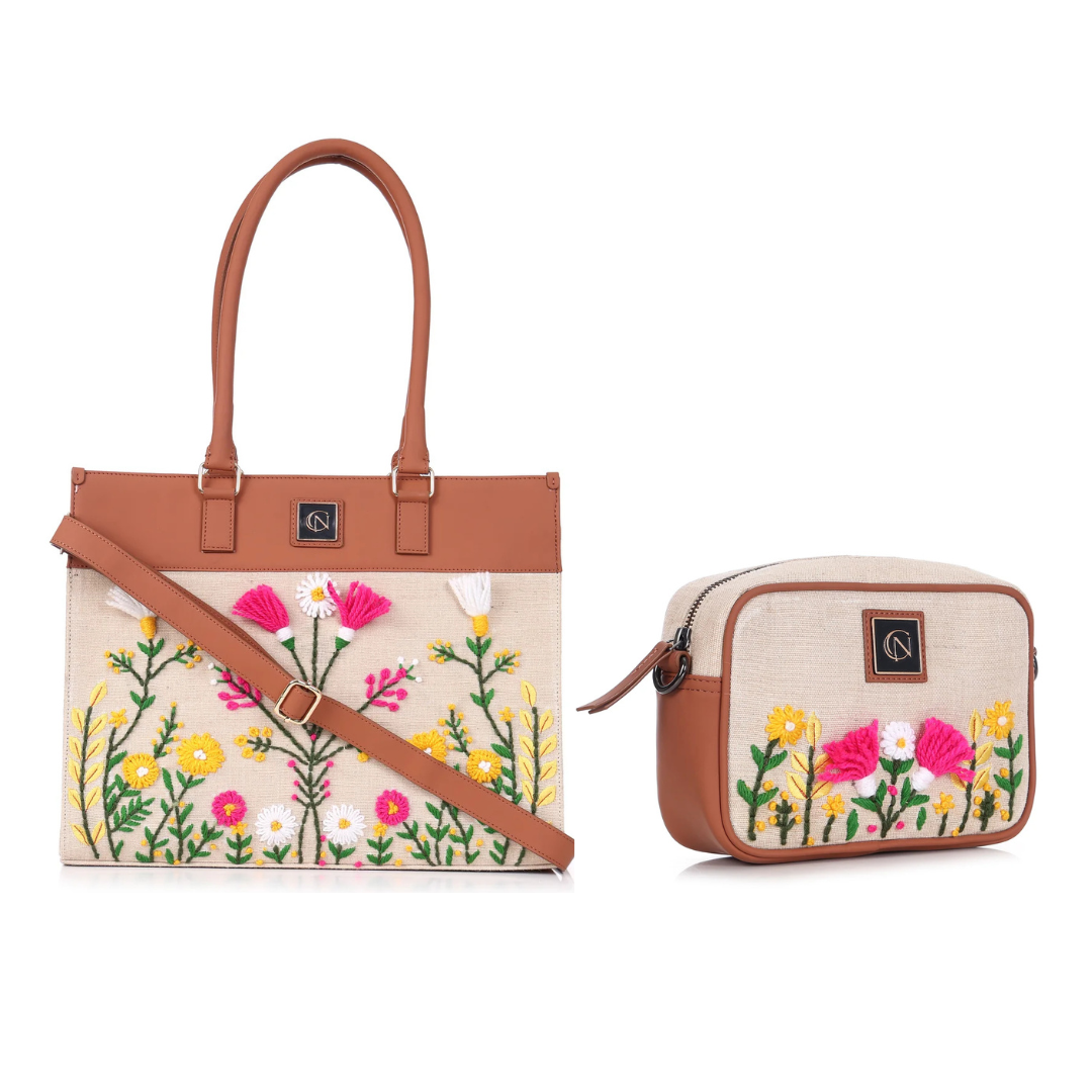 Urban Tote Bag with Urban Sling Bag Combo
