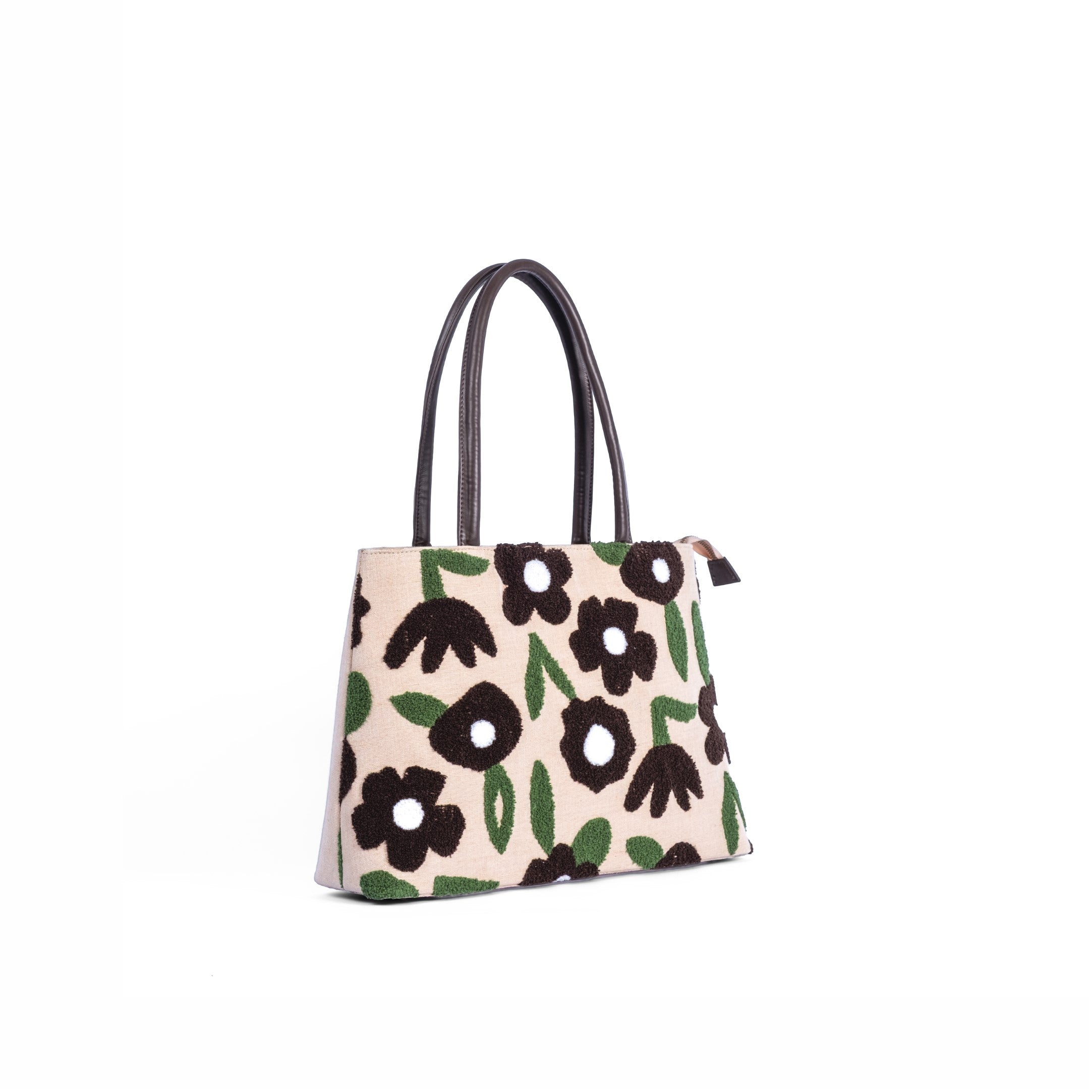 Juco Tufted Embroidery Handbag