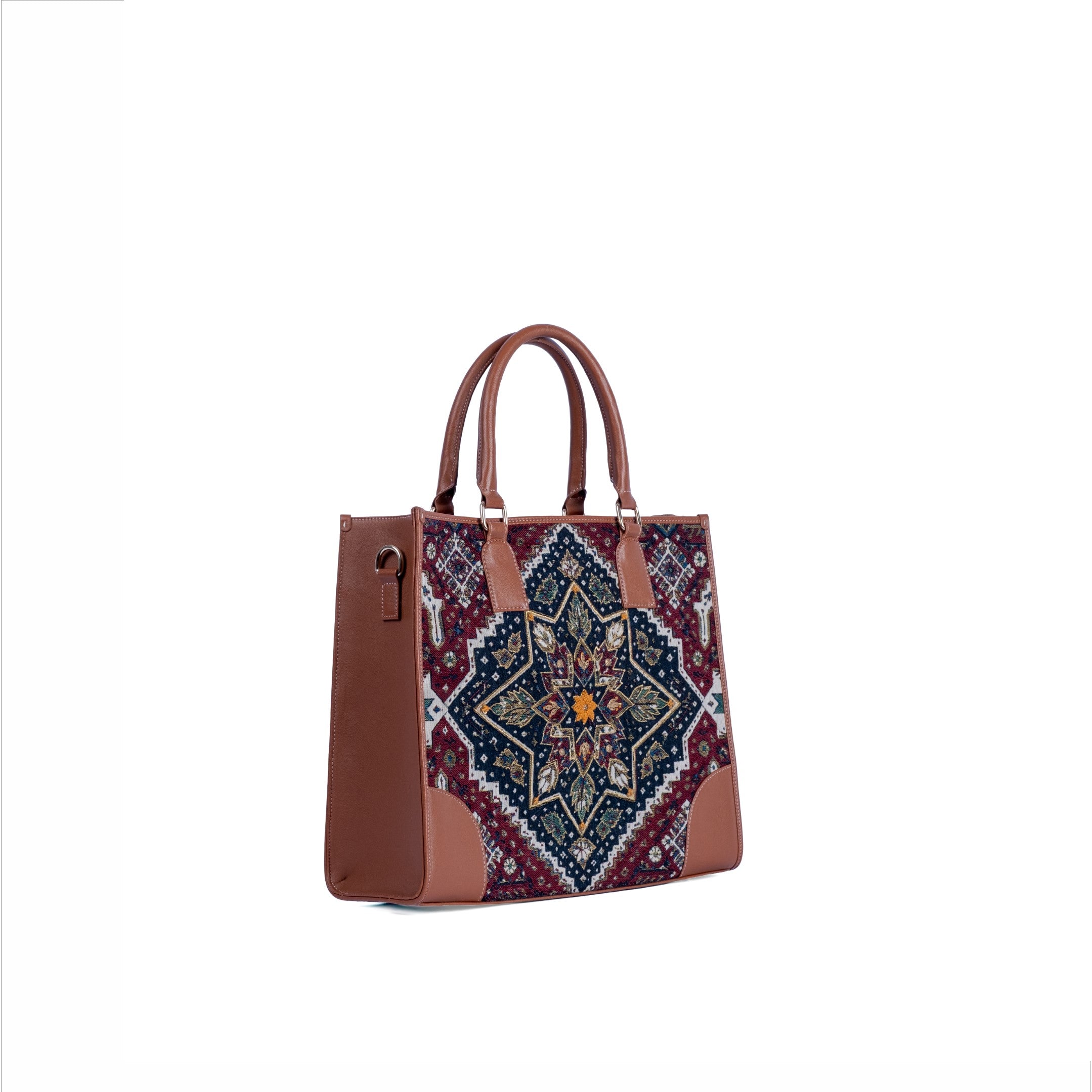 Hand-Embroidered Ladies Fancy Tote Bag