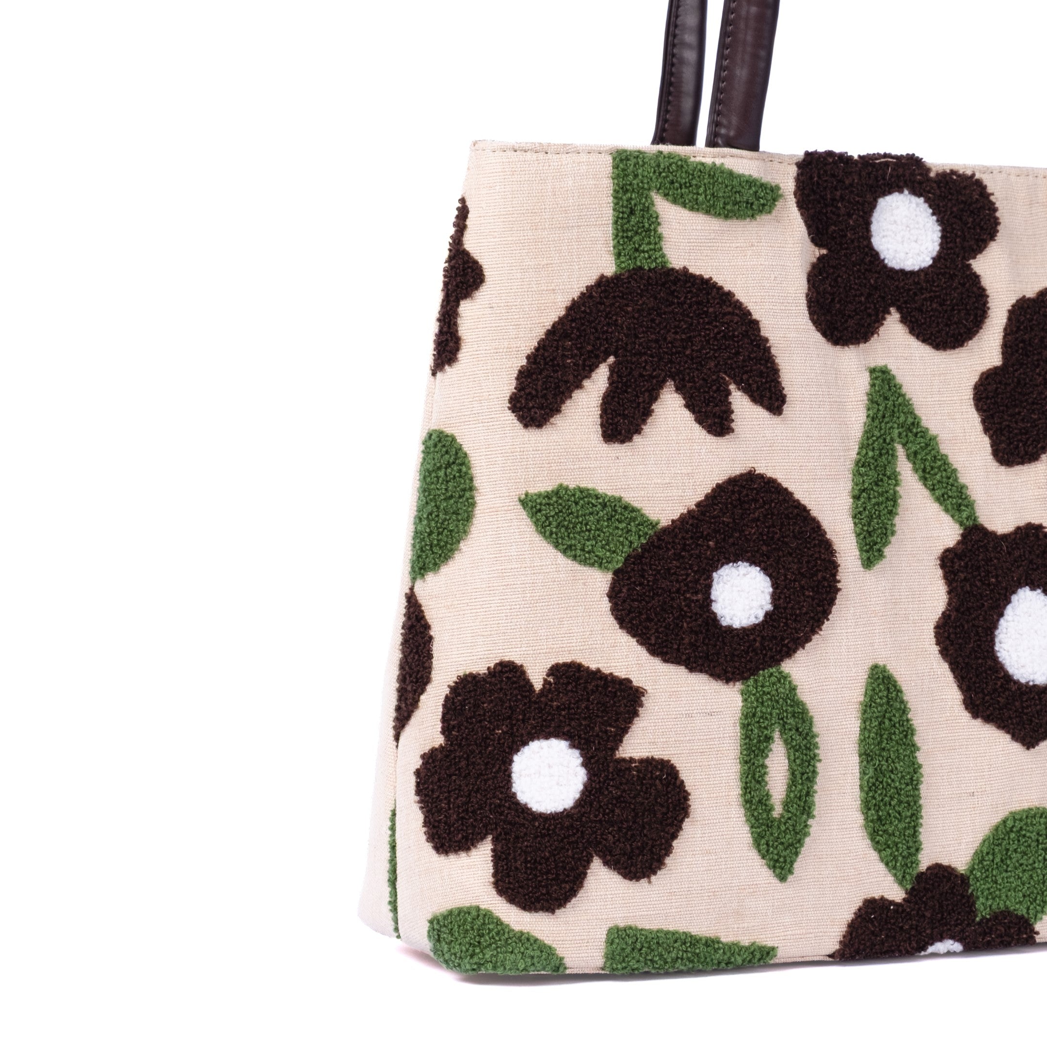 Juco Tufted Embroidery Handbag
