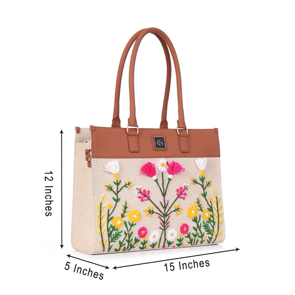 Women Tote Bag – Gold Finish