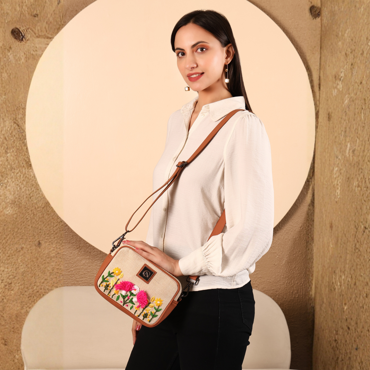 Women Cross body bag  – Twin Pocket